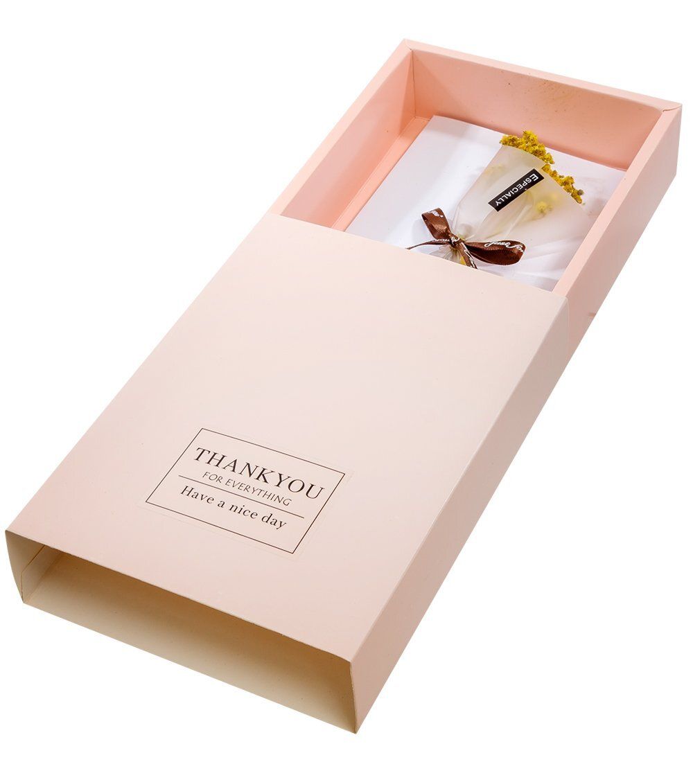 DF-90 Открытка с букетом из сухоцветов в подарочкой коробке «Для тебя» - Вариант A