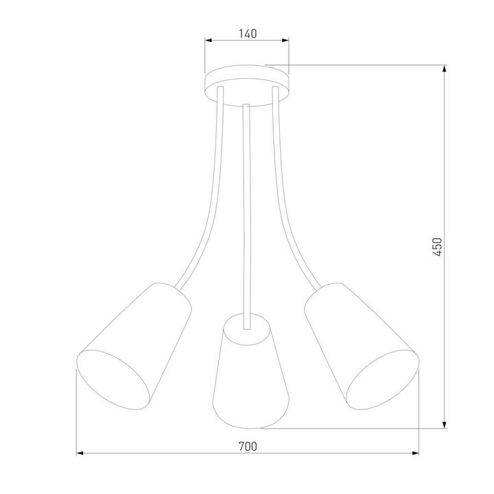 Потолочный светильник TK Lighting 2106 Wire Colour