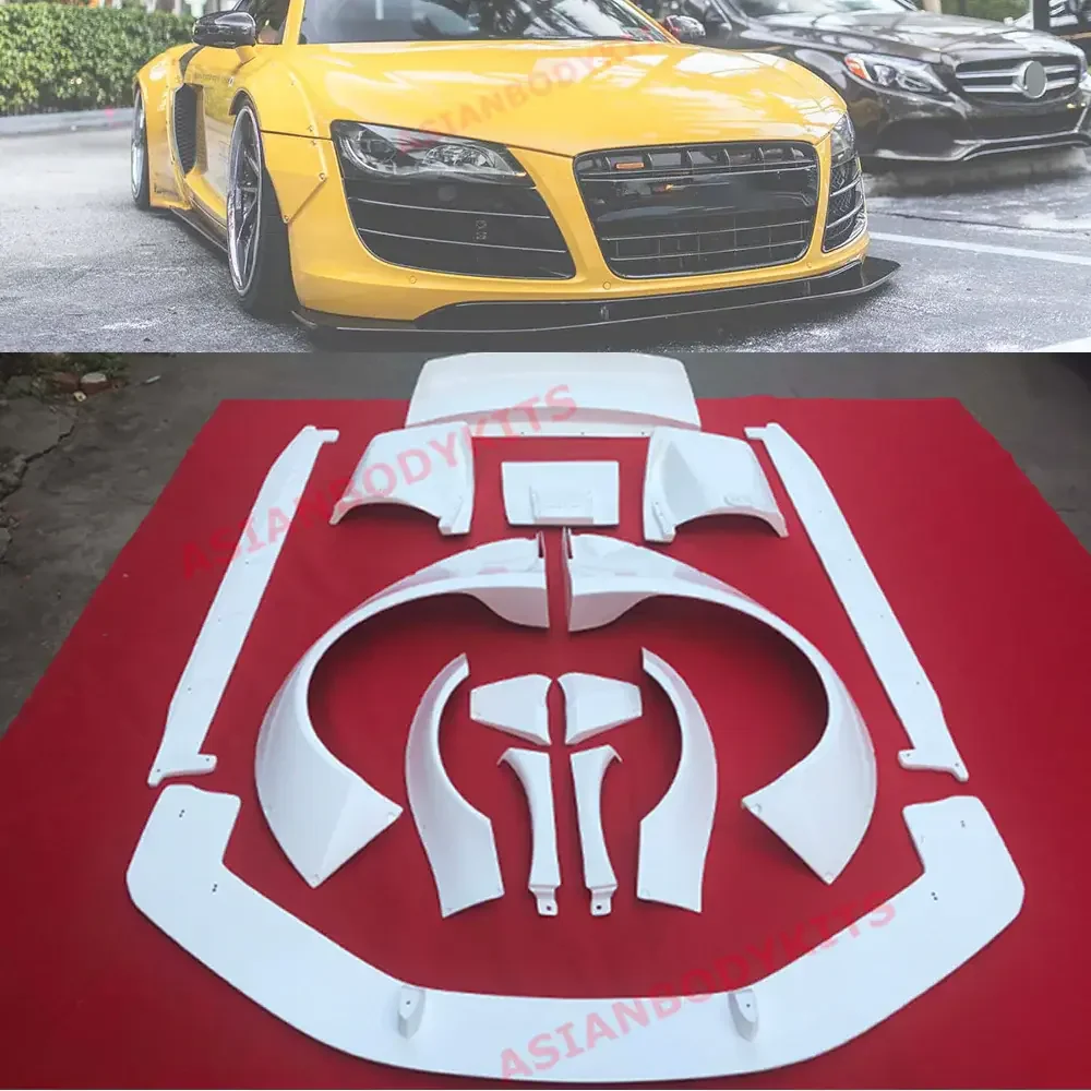 Широкий обвес в стиле LB для AUDI R8 TYPE 42 2007 - 2015 Ауди