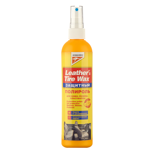Полироль защитный (кож.,рез.,пласт.) Leather&Tire wax Protectant,300мл 355036