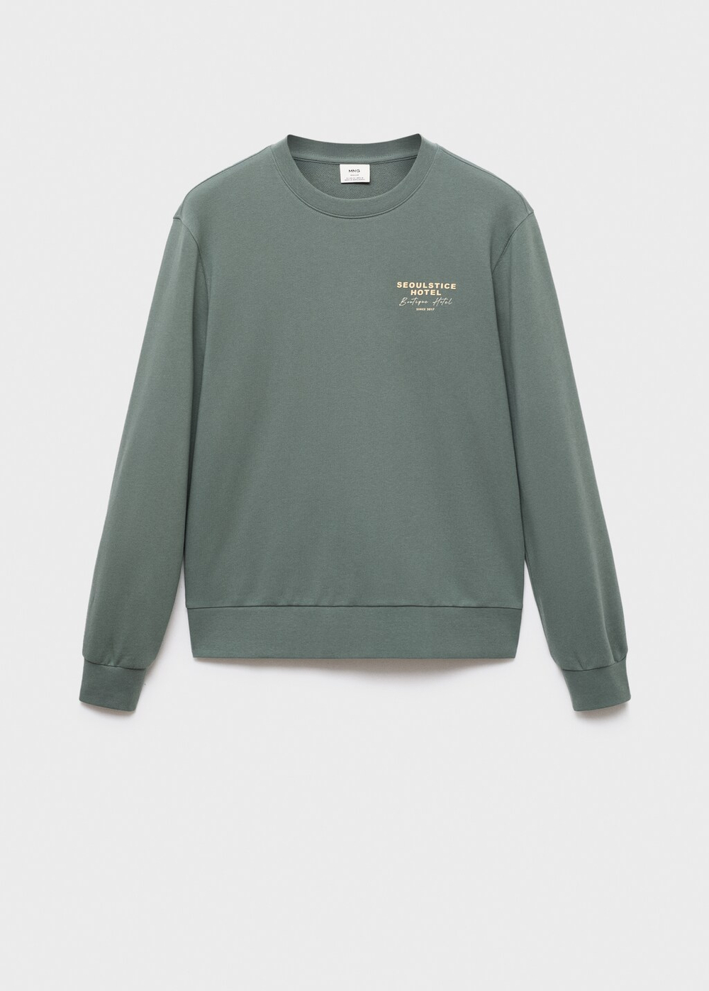 Принтованный свитшот из хлопка