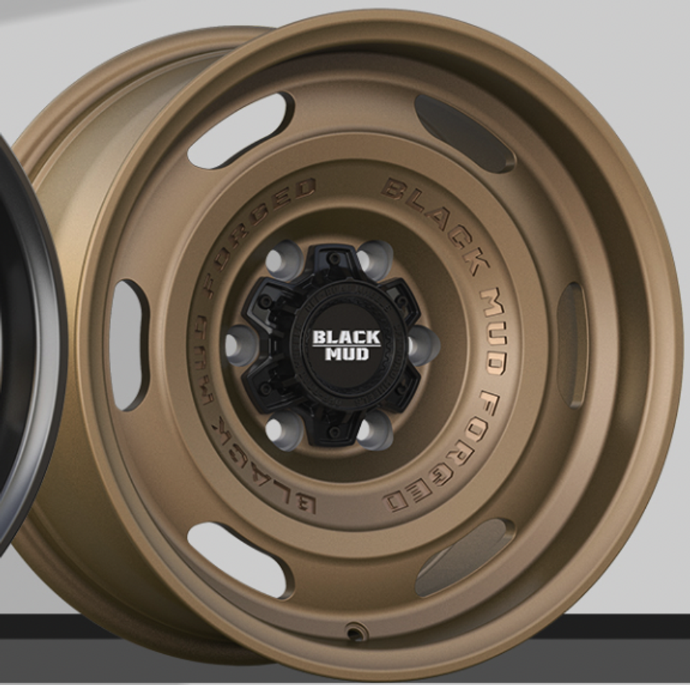 Диск колесный, кованый rt520 R17 8,0 ЕТ0 Black Mud Wheels Matte Bronze