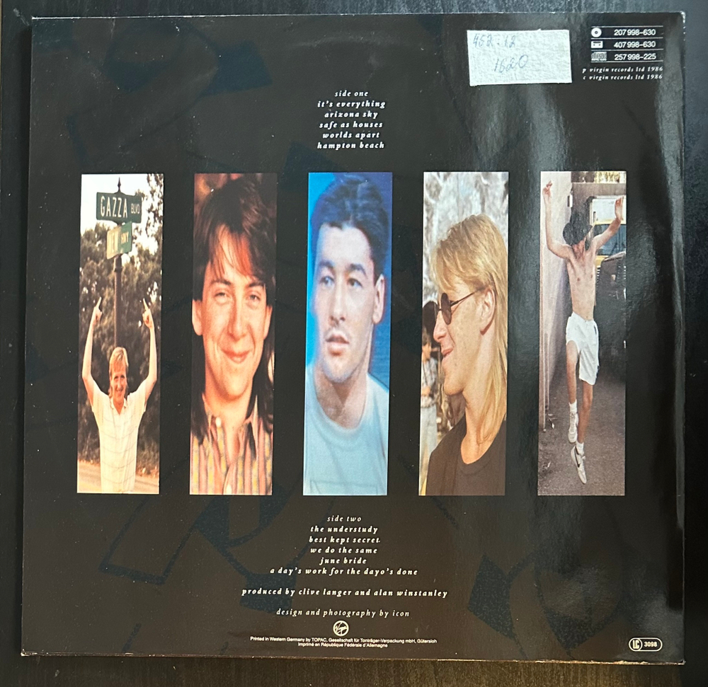 China Crisis - What Price Paradise (Европа 1986г.)