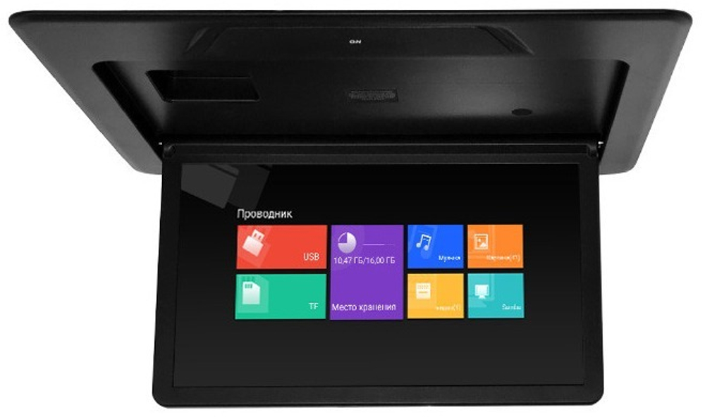 Монитор потолочный для Toyota Alphard - ERGO ER15AFL с экраном 15.6” (1920х1080 FullHD, Android, 3+32Gb) черный