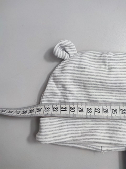 Шапочка с ушками на 0/3 месяца