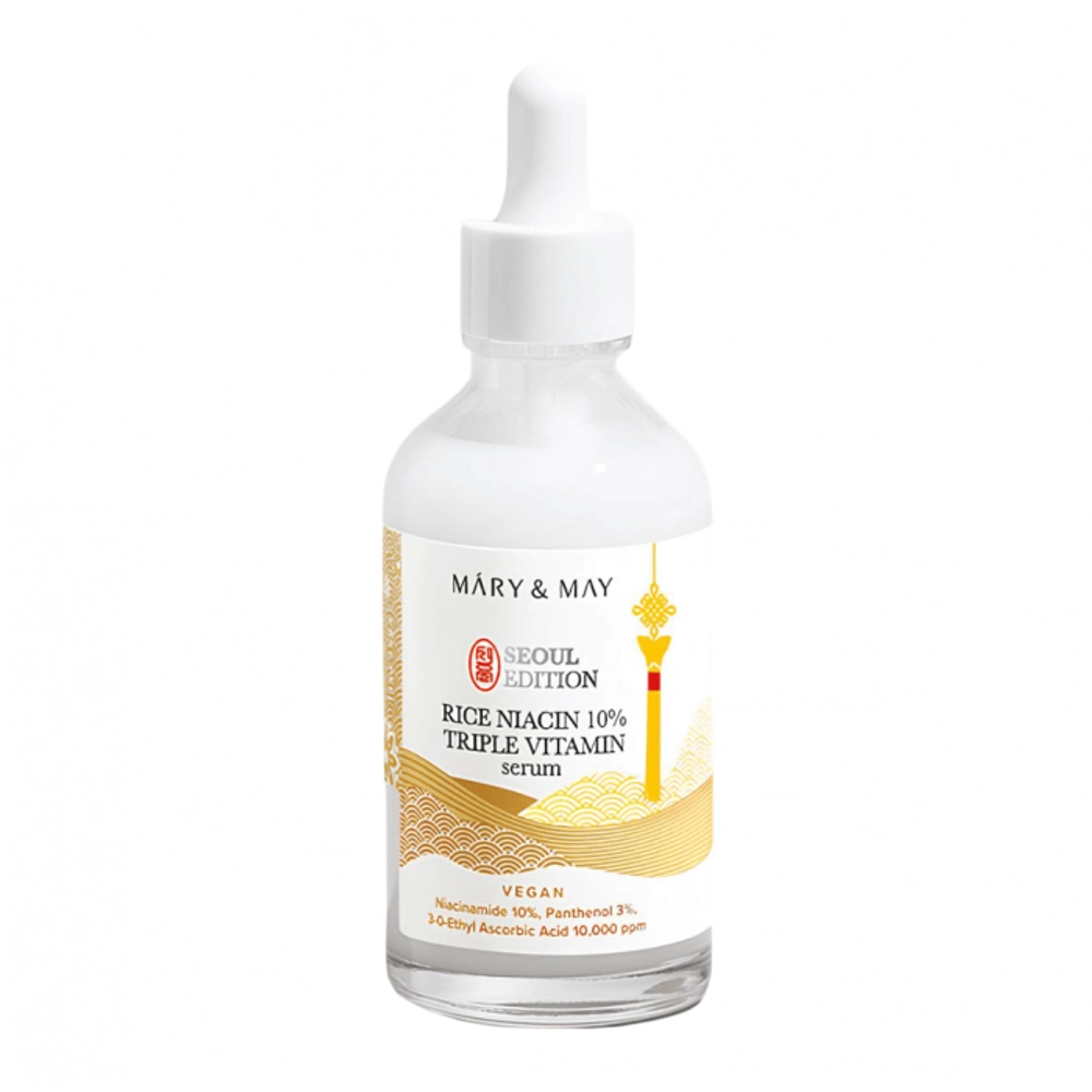 Сыворотка осветляющая Mary&May Rice Niacin 10% Triple Vitamin Serum 80 мл