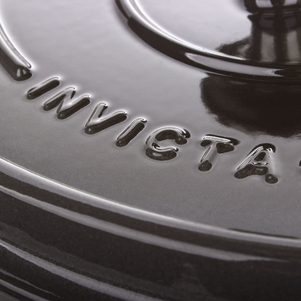 Кастрюля 5л Invicta Taupe Франция логотип