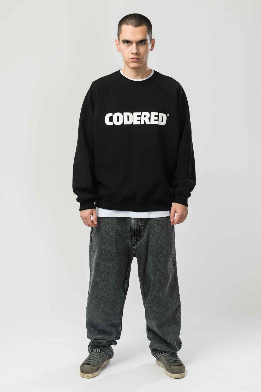 Толстовка Codered крюнек Firm Wide Logo 23 R Черный