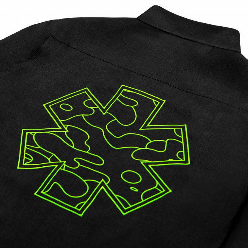 Купить Рубашка Calcium Льняная Черная Рубашка Calcium Льняная Черная