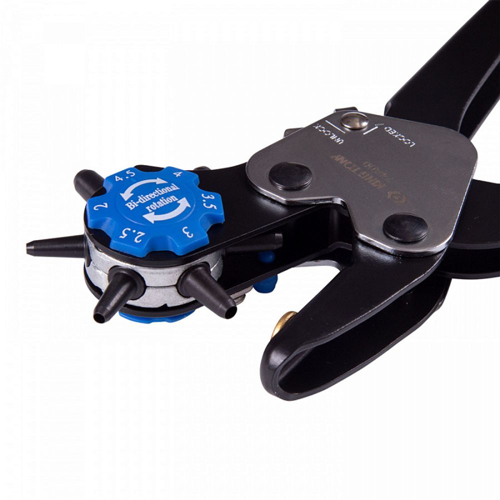 KING TONY (74A00) Дырокол револьверный 2-4,5 мм, 230 мм