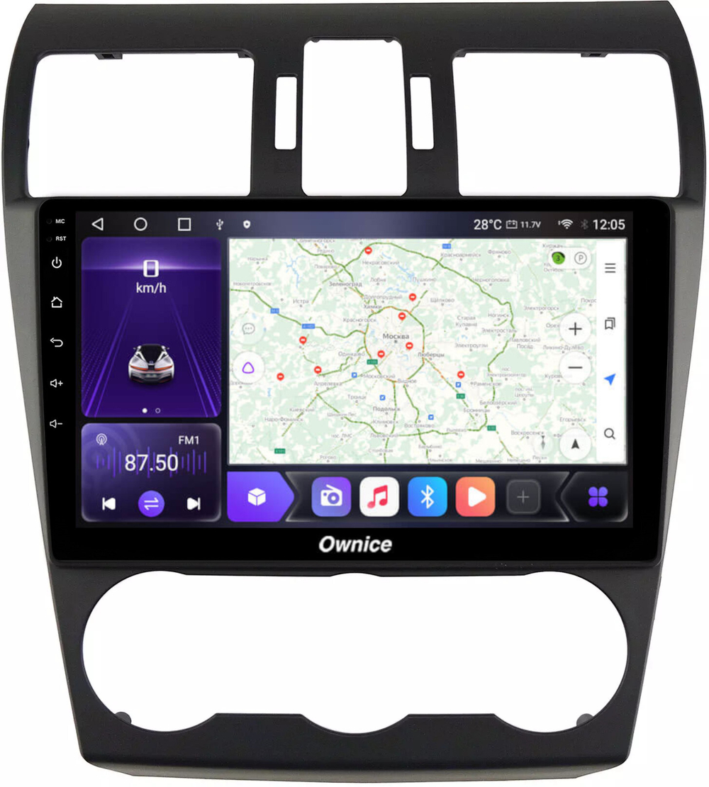 Магнитола для Subaru Forester, Impreza, XV 2012-2015 - Carmedia OL-9511-1 IPS, Android 10, 8 ядер (TS18), 4G SIM-слот