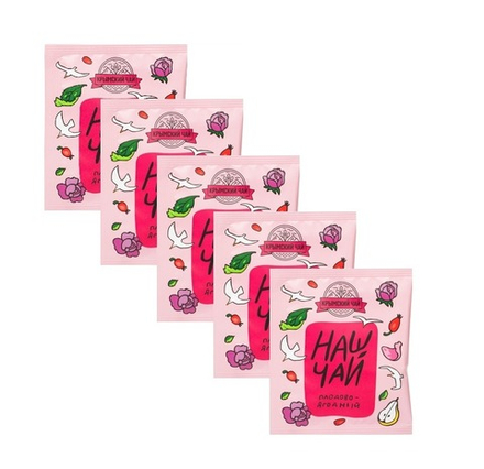 Д/кружки Наш чай Плодово-ягодный 5 шт., ТМ ТРАВЫ ГОРНОГО КРЫМА