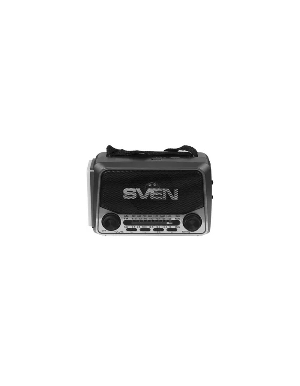 Радиоприемник портативный Sven SRP-525 серый USB SD/microSD