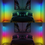 Угловая лампа цветная RGB торшер