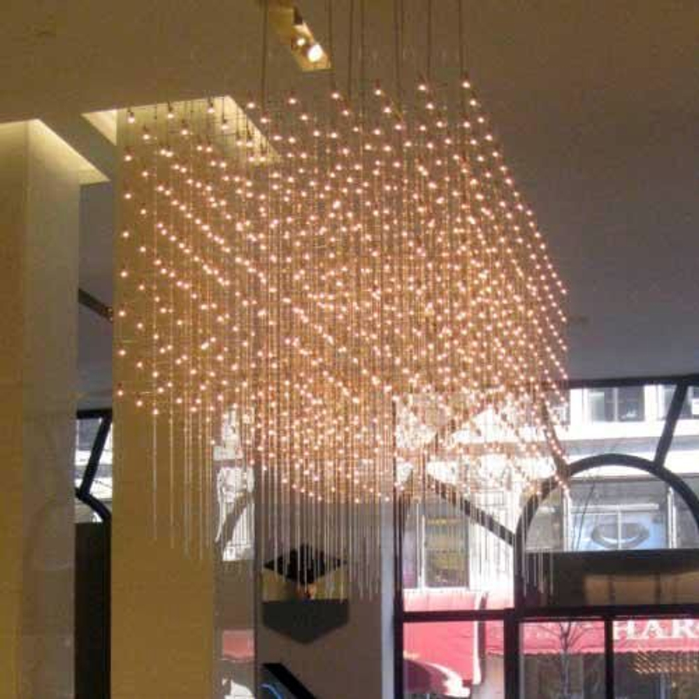 люстра Cosmos Square Glass L90