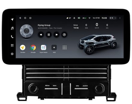 Магнитола для Toyota Alphard H20, Vellfire 2008-2014 (с JBL и 360) - Teyes LUX ONE ROUND монитор 12.3", Android 10, CarPlay, 4G SIM-слот