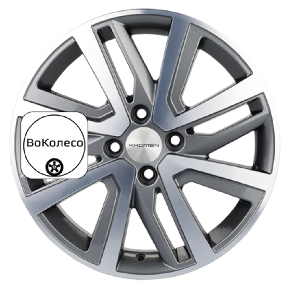 6x16/4x100 ET41 D60,1 KHW1609 (XRay) Gray-FP Khomen Wheels