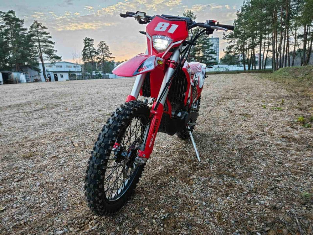 Мотоцикл кроссовый эндуро REGULMOTO Holeshot Red Edition