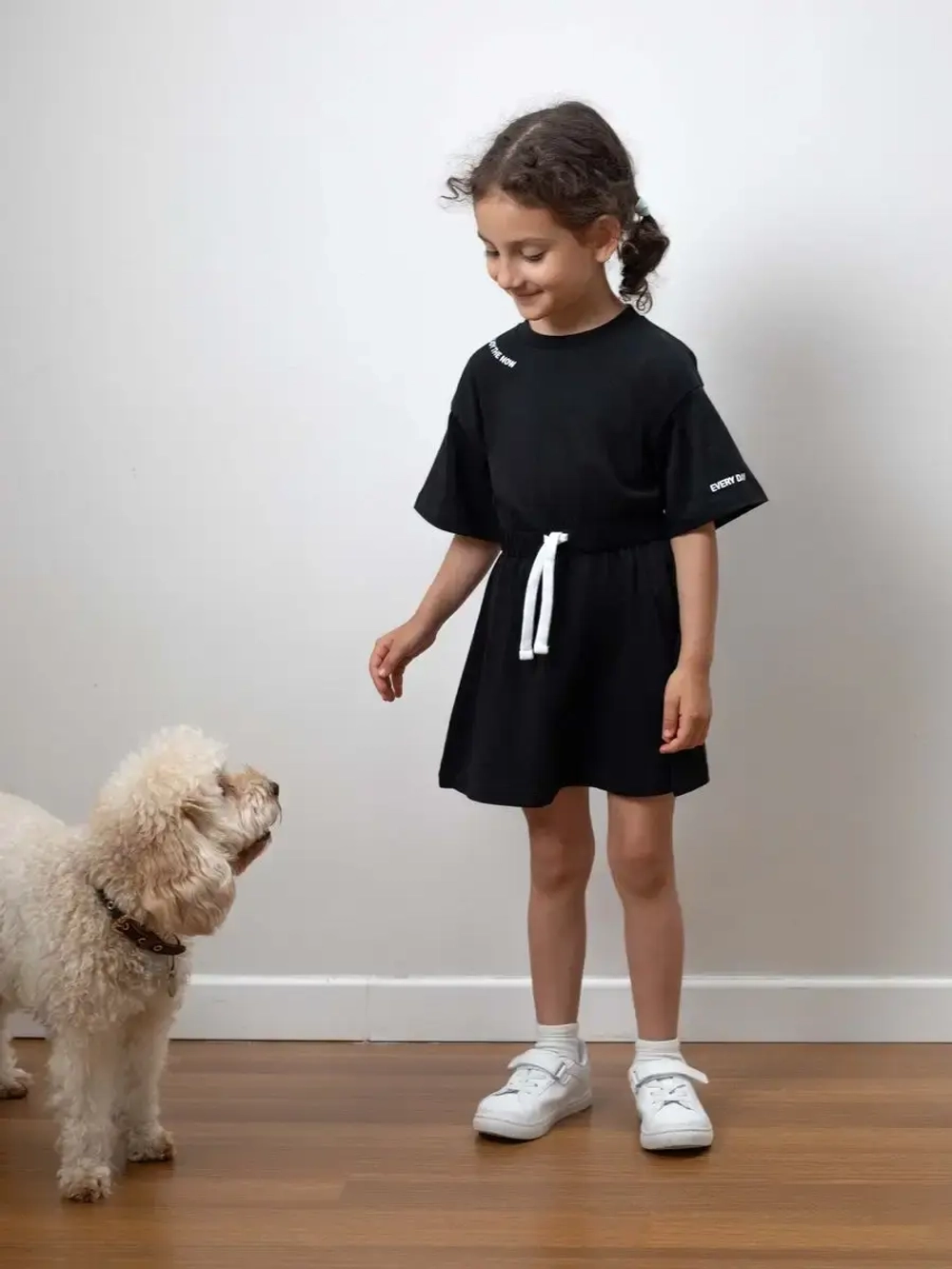 Платье в сад спортивное на завязках детское