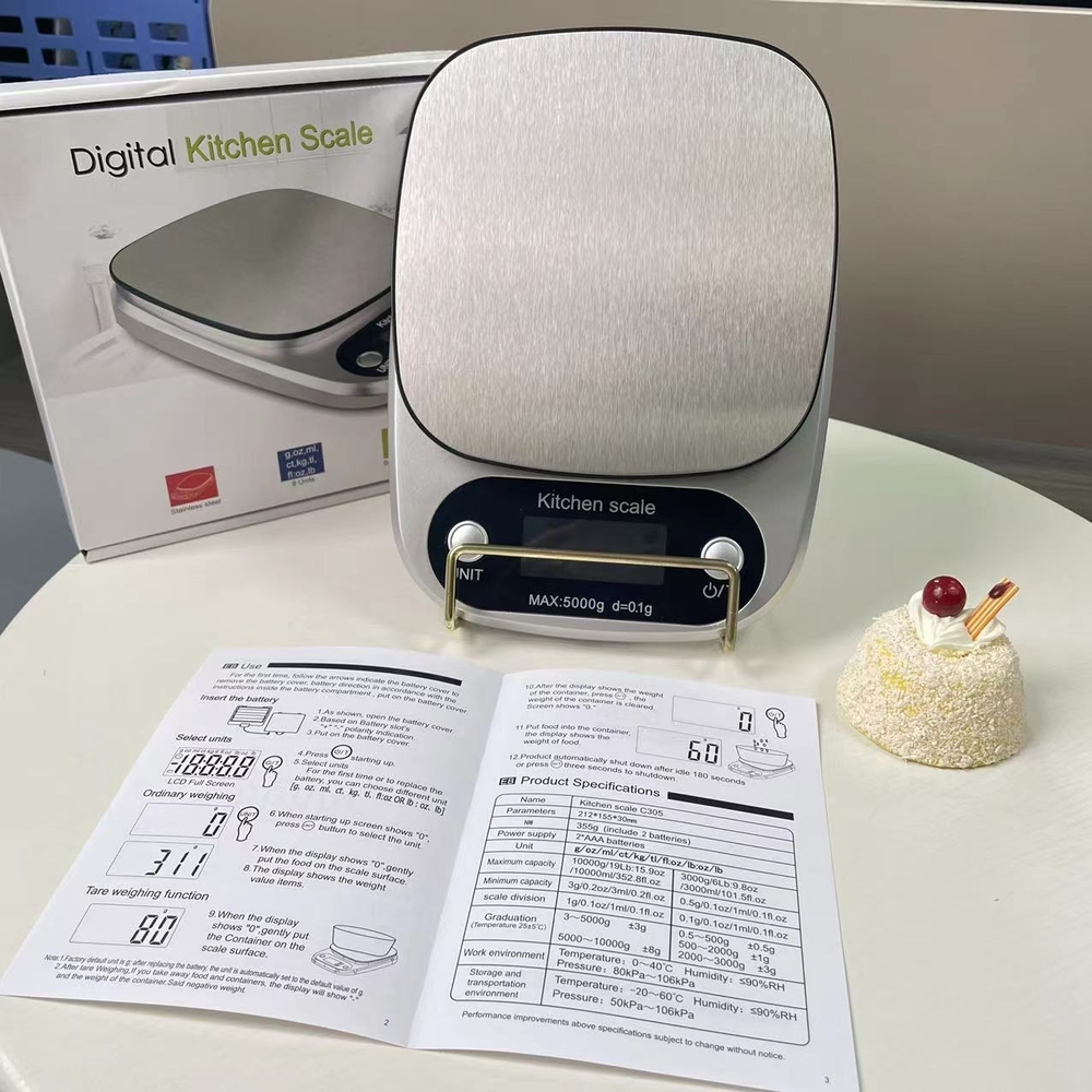 Электронные  кухонные весы для взвешивания продуктов "Digital Kitchen Scale" до 5кг/ до 10кг