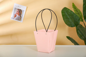 Пакет для цветов крафт размер XLРозовый