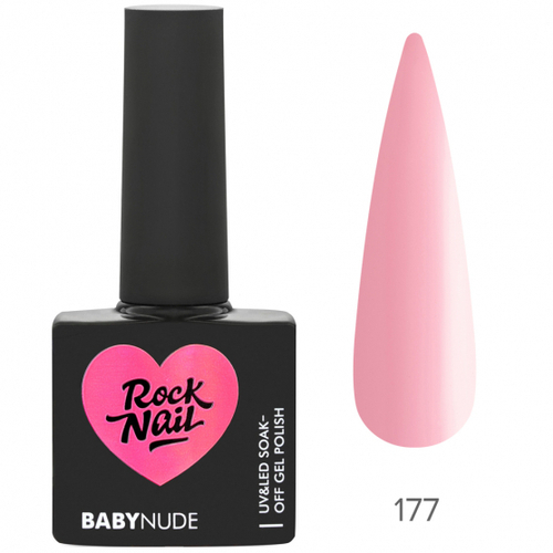 RockNail Гель-лак BabyNude 177 Sweetheart, 10 мл