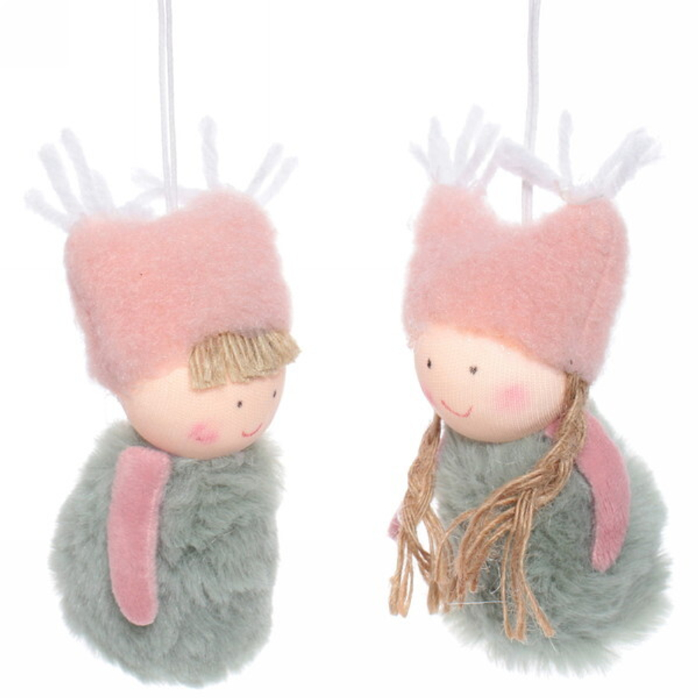 Украшение новогоднее подвесное «Зимнее настроение» 9 см