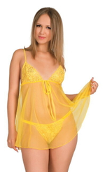 Комбинация со стрингами SL (42-46) (Цвет: желтый)