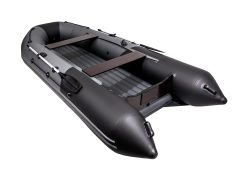 Лодка Таймень NX 4000 НДНД PRO, 4000*1800*495 мм., цвет графит - черный