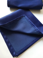 Салфетка синяя 40*40см, однотонная 2шт