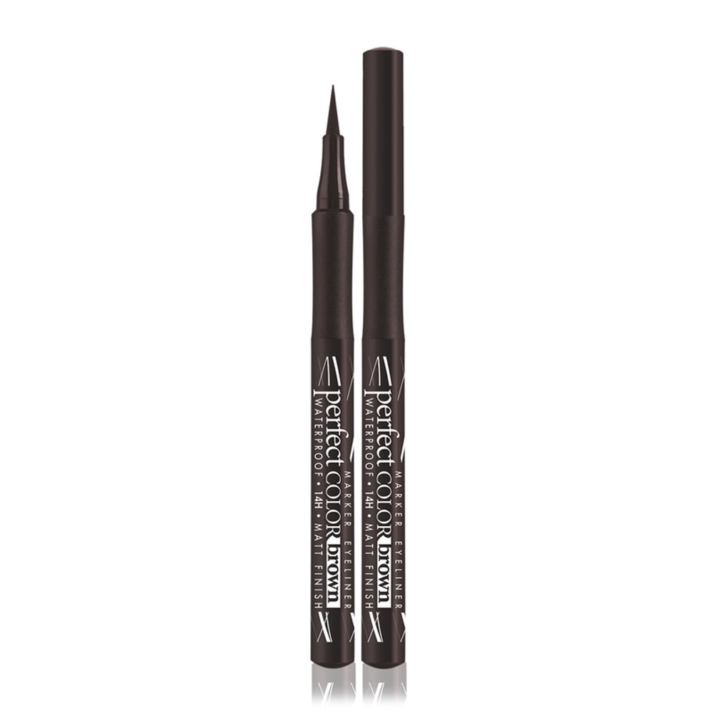 LuxVisage ПОДВОДКА - ФЛОМАСТЕР Perfect Color waterproof 14H matt finish BROWN