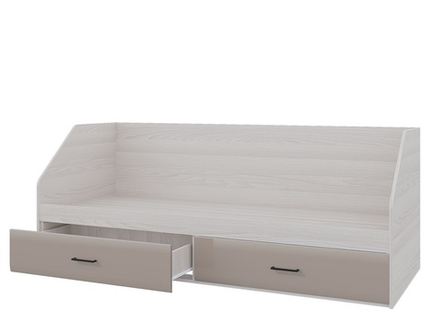 Ненси (Горизонт) Кровать одноместная 800мм с ящиками