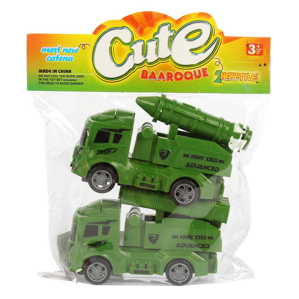 Набор машин 2шт, пакет JC-6B