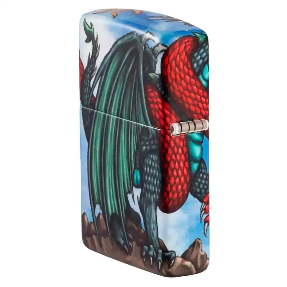 Зажигалка Zippo 49354 Dragon Design, White Matte