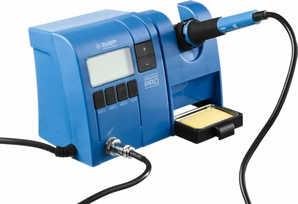 Ceramic, 48 Вт, 150 - 450°C, керамический нагреватель, цифровая паяльная станция, Профессионал (55335)