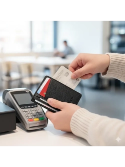 Картхолдер визитница чехол для карт из экокожи