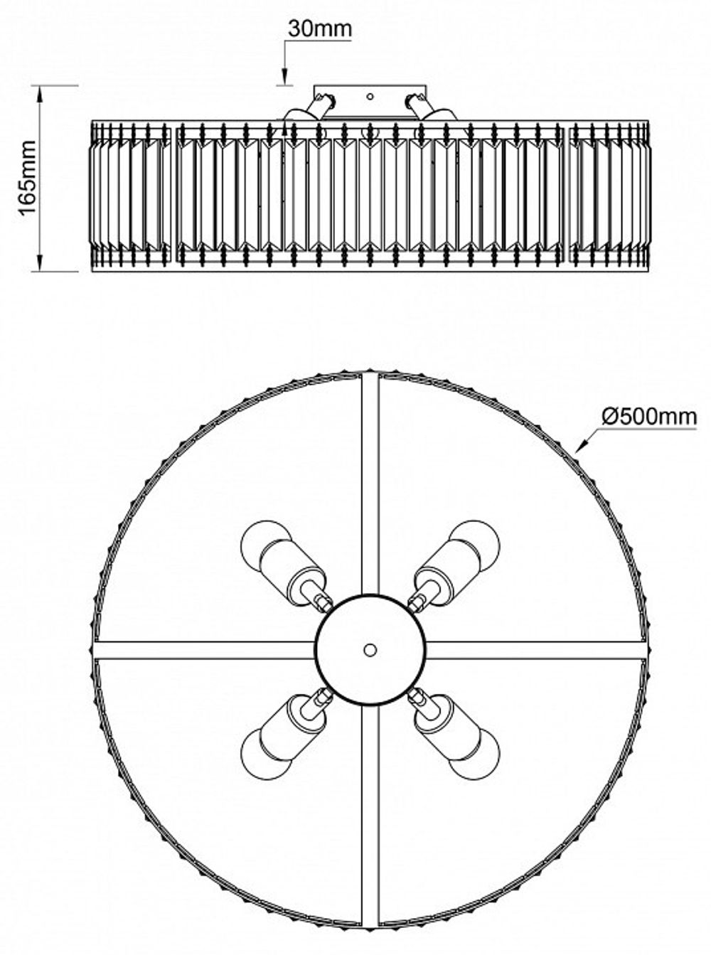 Накладной светильник Escada Unona 2116/4
