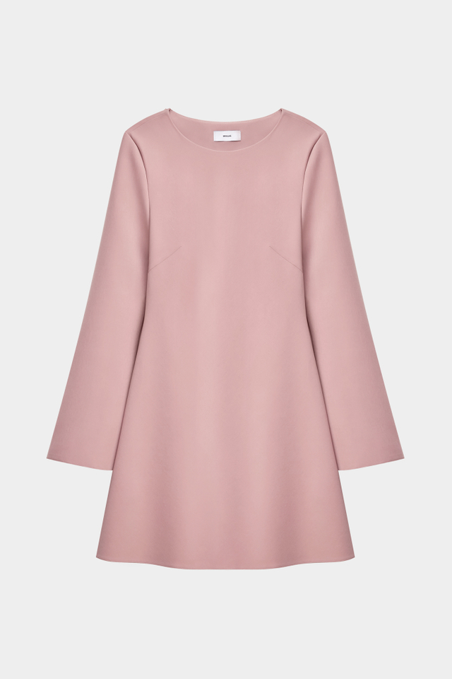 Платье расклешенного силуэта из вискозы