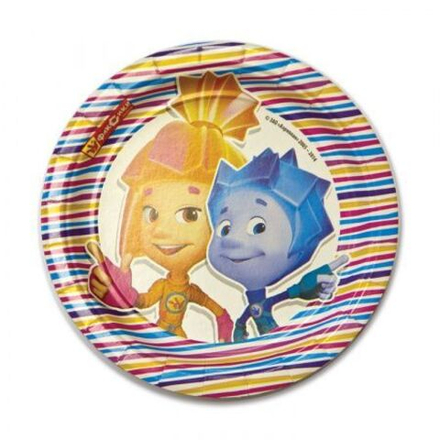 Распродажа Тарелки  Фиксики  17 см 8 шт.