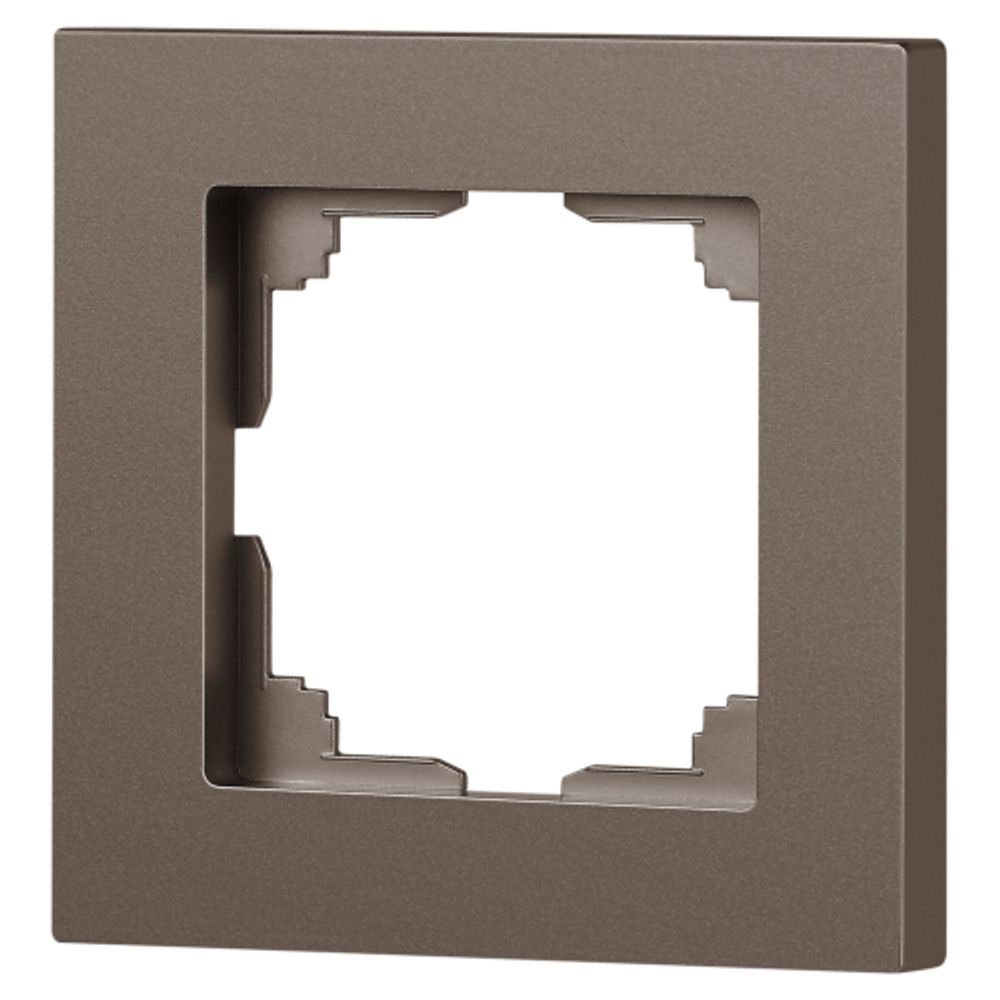 Рамка для розеток и выключателей Intro Accent 6-501-08 на 1 пост, СУ, бронза | Intro