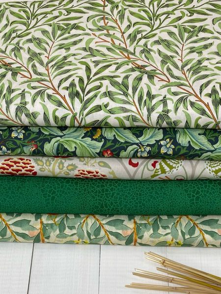 ВЕТВИ ИВЫ У. МОРРИС, отрез 50 см, 100% хлопок Handmade Fabrics 5