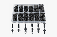 Автомобильные клипсы, пластиковые, набор из 240 шт. для крепления обшивки автомобиля