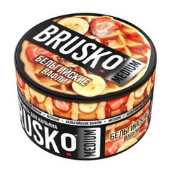 Бестабачная смесь для кальяна BRUSKO, 250 г, Бельгийские вафли, Medium