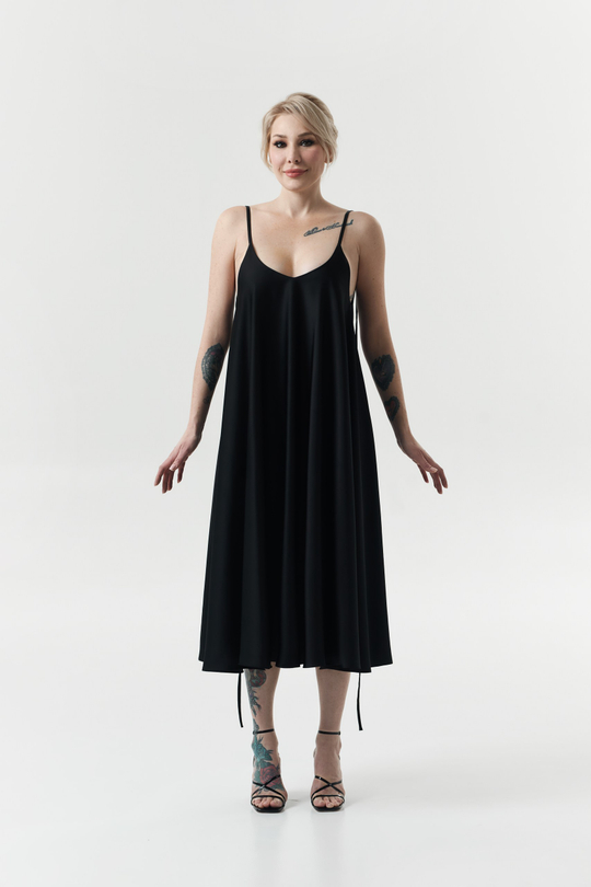 ПРЕДЗАКАЗ Платье полусолнце AFTER BLACK