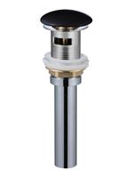 Донный клапан для раковины  Черный матовый WeltWasser WW PP MT-BL