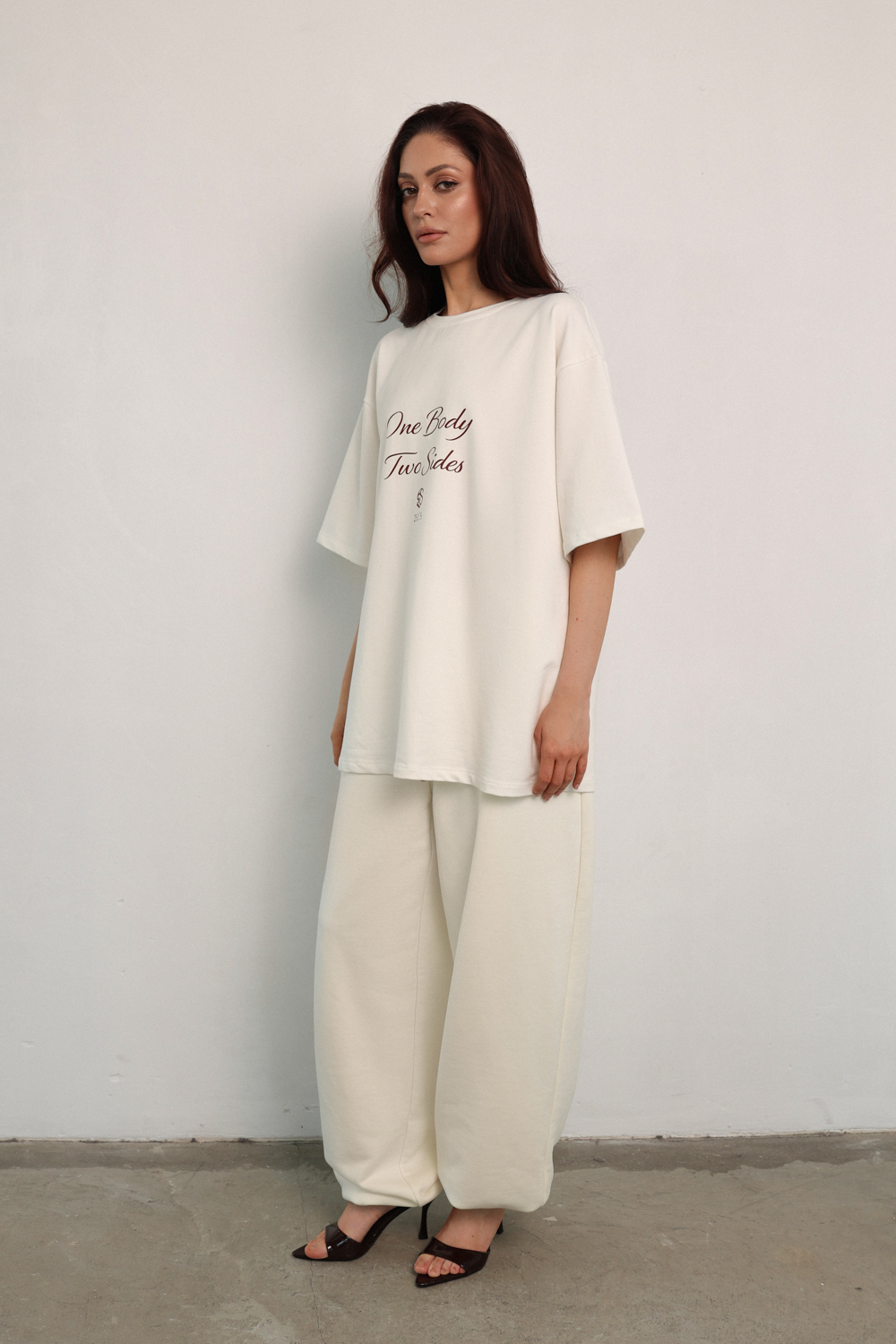 Футболка кремовая 2SIDES
