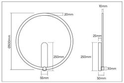 Накладной светильник Denkirs ROUND DK5035-SG