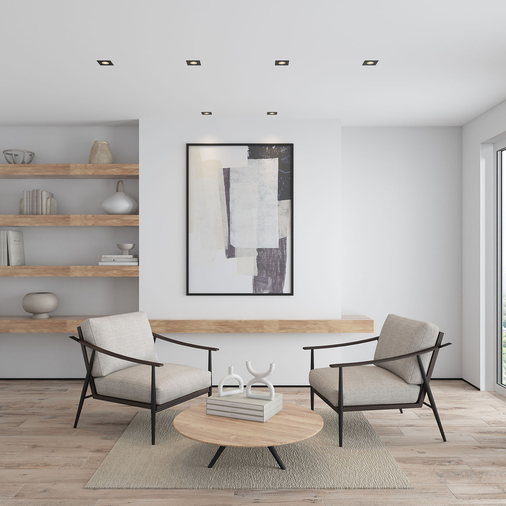 DK3071-BK Встраиваемый светильник, IP 20, 10 Вт, GU5.3, LED, черный/черный, пластик