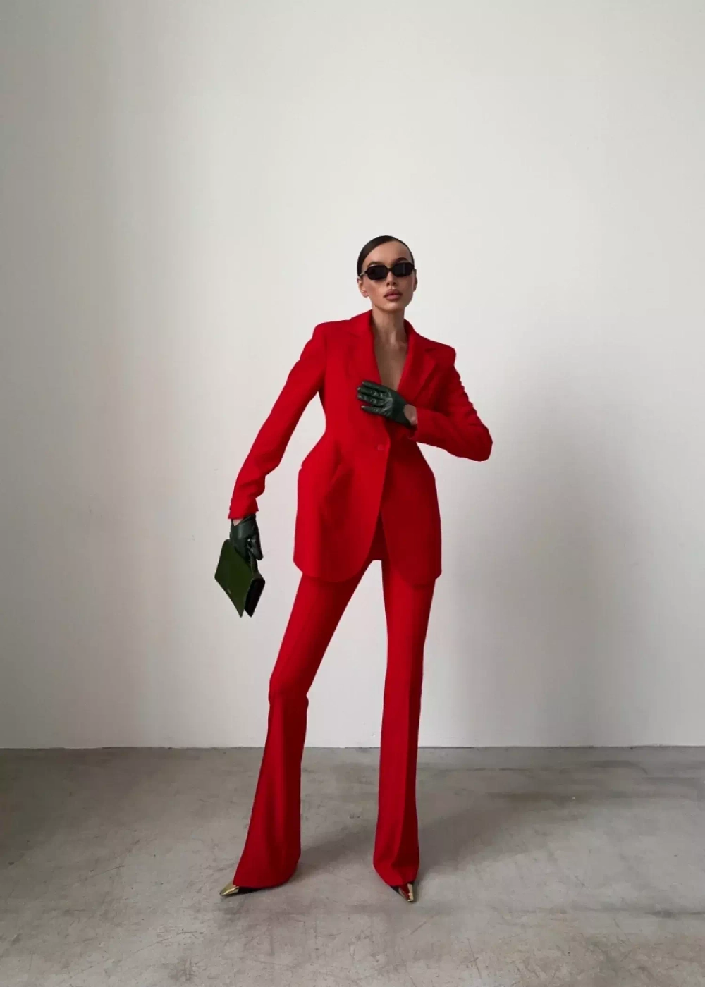 Жакет Инстамодель, Красный