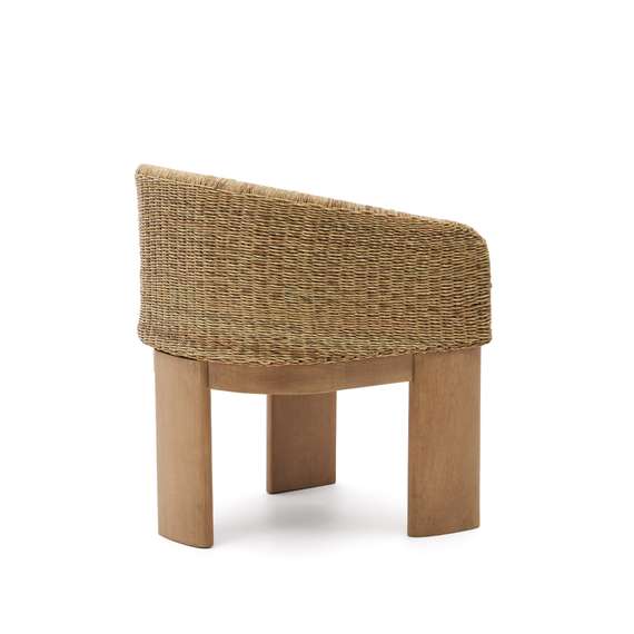 Стул Xoriguer из ротанга и массива эвкалипта